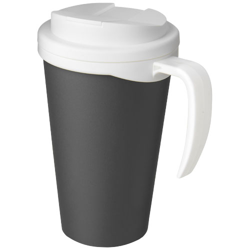 Mug isolant 350ml personnalisable Americano® Gris et Blanc